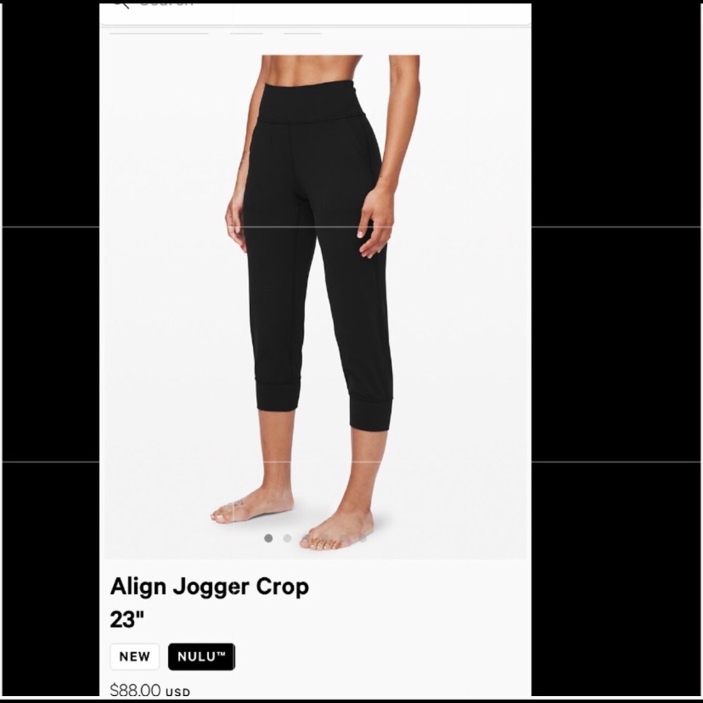 Lululemon Align Joggers cropped